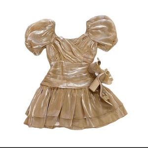 Super cute taupe/champagne/goldish dress